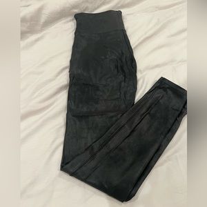 Spanx Faux Leather Leggings in Black